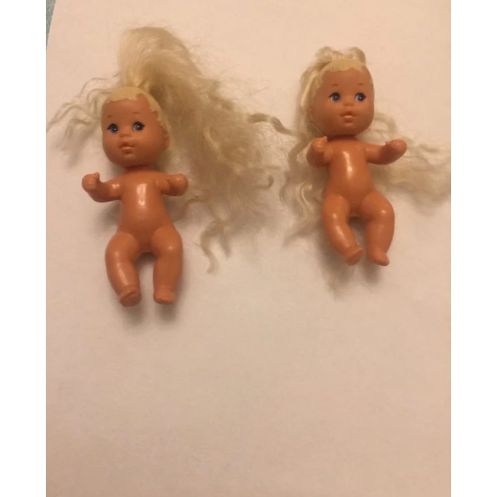 2‎ Vintage Barbie Baby Krissy Twin Girl Dolls